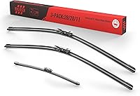 Vista 86 de BERG REGEN 22"+19" Limpiaparabrisas con juego de repuesto trasero de 10 pulgadas para Mazda CX-3 2016 2017 2018 2019 – Calidad genuina del OEM