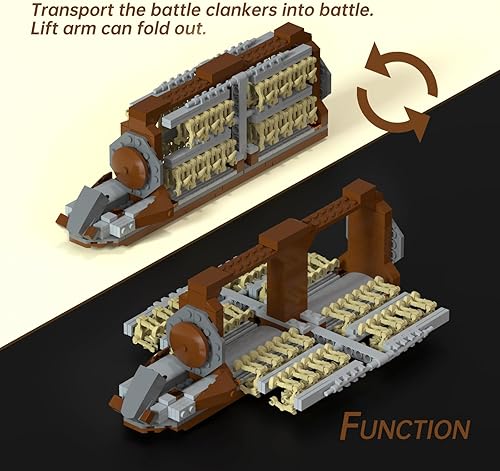 Miniatura 3 de Kit de construcción de 32 piezas, soldados de batalla con 2 droidekas, bloques de construcción, figuras de acción, juguetes del ejército para niños