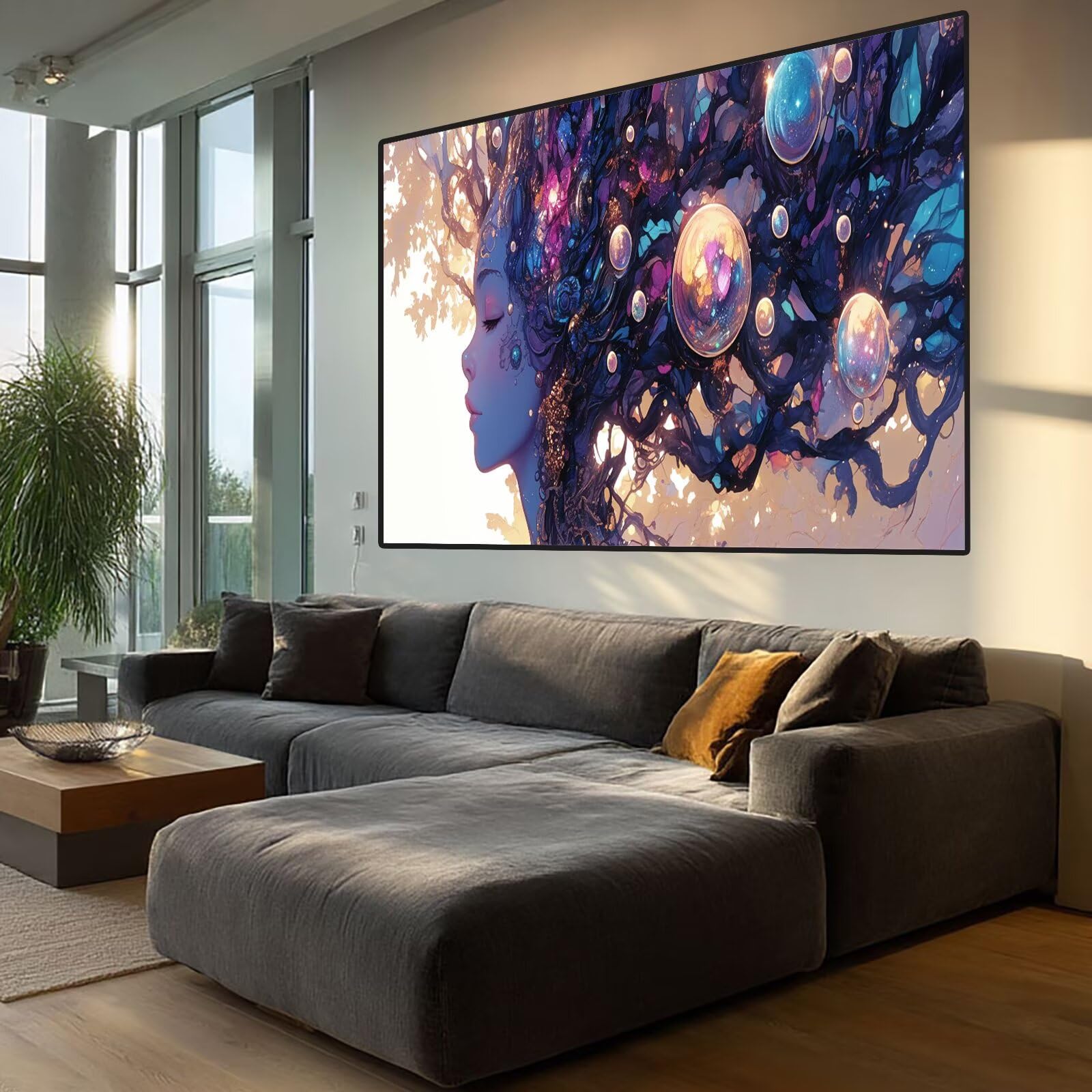Fairy Diamond Art Beauty Diamond Painting Arts and Crafts dla dorosłych, zestawy do malowania diamentami 5D, dorosłych, Crysta, haft krzyżykowy, zestaw do haftowania dla początkujących, dekoracja