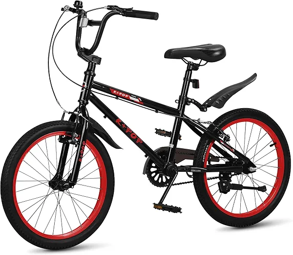 20 Inch Kids Bike BMX Style Boys Bike Ages 7-12, Lightweight Kids' Bicycles with Adjustable Seat, Children Bicycle for Kids, Front and Rear Brakes