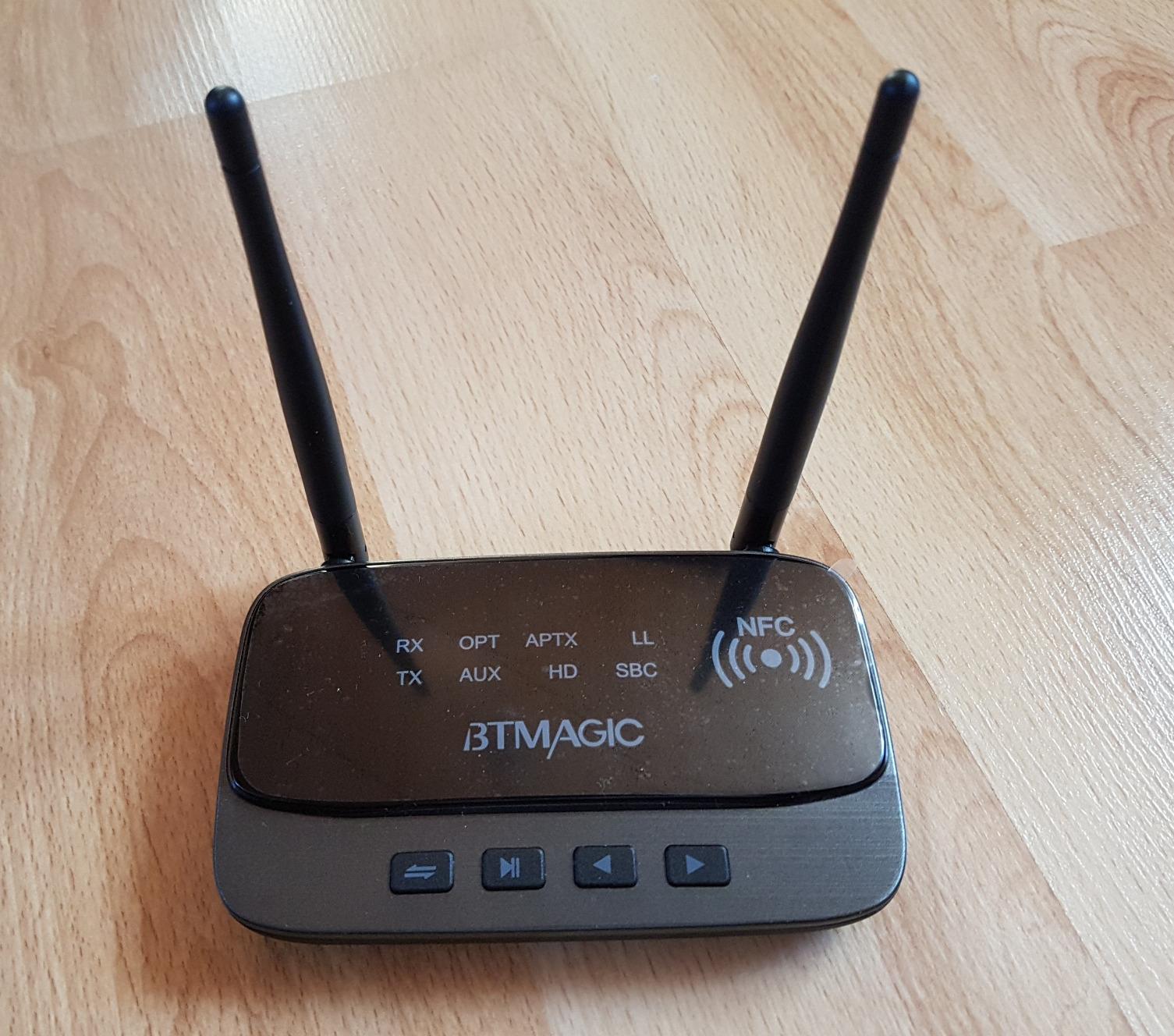 BTMAGIC Bluetooth 5.0 Transmitter Empfänger 265FT Hohe Reichweite 3IN1