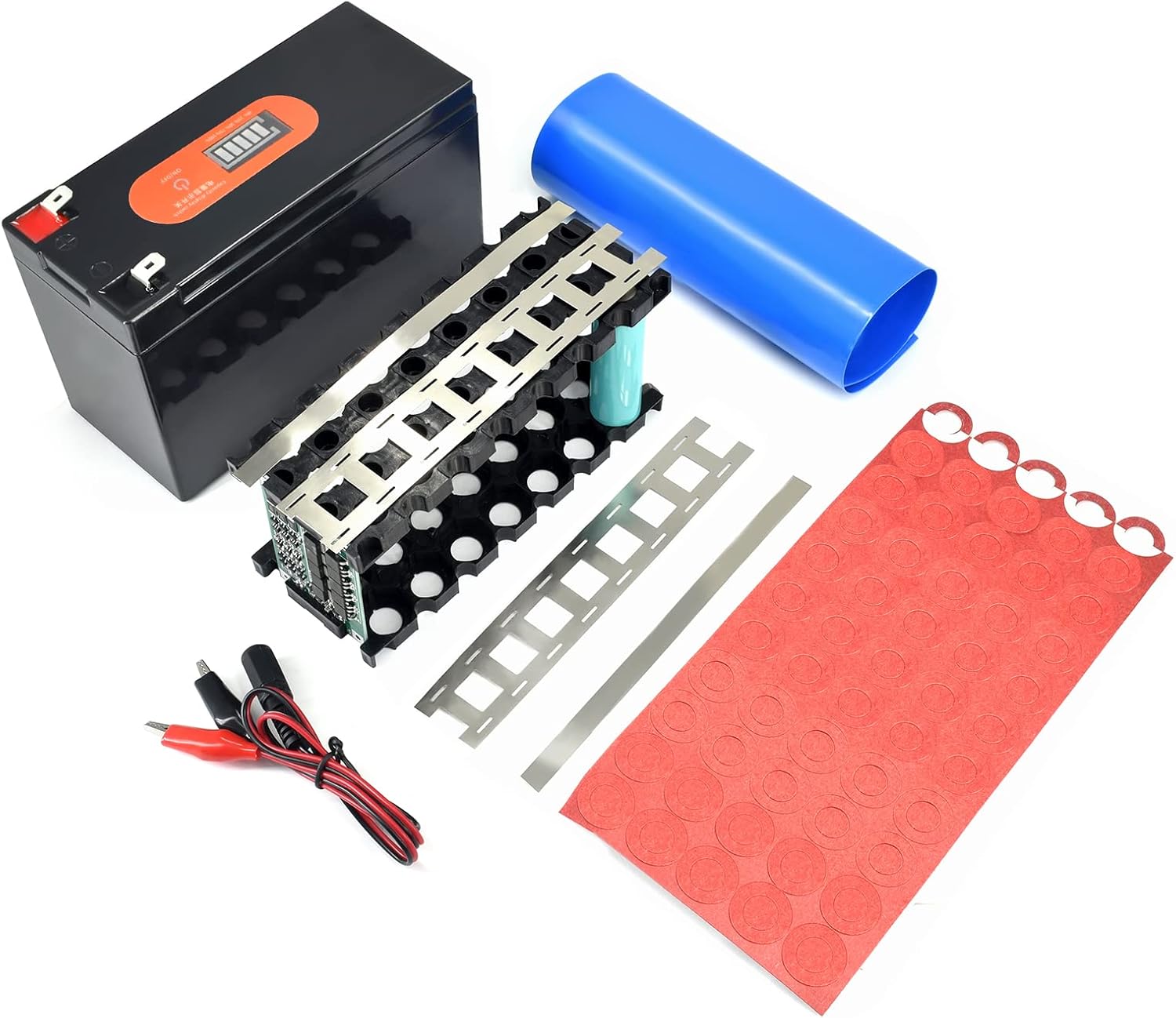 Li-Ion Battery Storage Box 3x7 18650 Holder for Uninterrupted Power Supply UPS DIY Battery Special Plastic DIY kit, Black (Black set1)