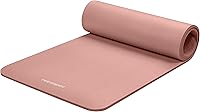 Retrospec Solana Extra Thick 1/2in Non-Slip Yoga Mat with Strap - 72x24in Pilates Workout Mat, BPA-Free, Durable & Easy Clean