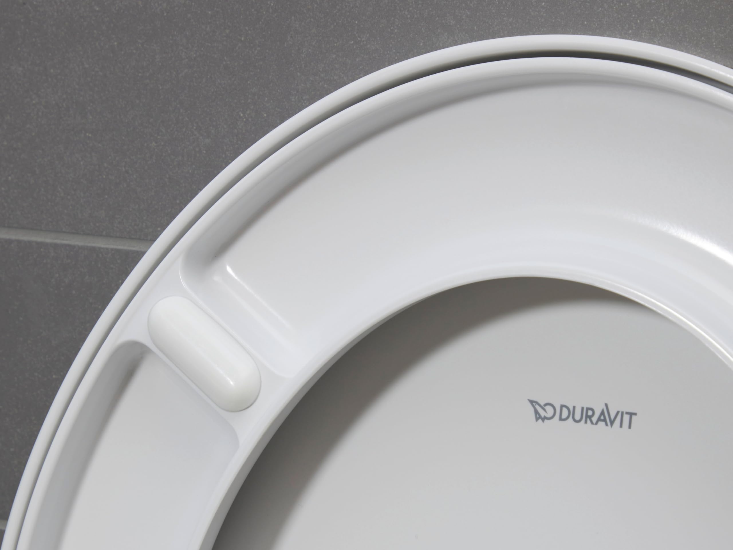 Duravit WC-Sitz DuraStyle Basic, Toilettendeckel aus Urea-Duroplast, Klodeckel mit Edelstahl Scharnieren, Weiß