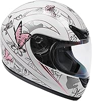 Vista 8 de TCT-MOTORPARTS - Casco para adultos DOT, modelo mariposa, con tapa abatible, de cara completa, para motocicleta, calle, motocross, cuatrimoto