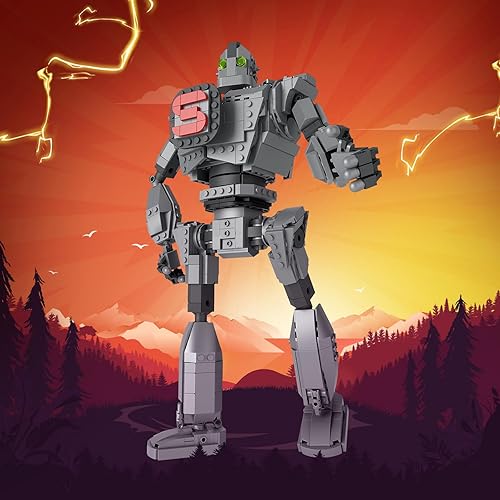 Miniatura 4 de Juego de construcción de robot de hierro, juguetes de construcción de robot compatibles con Lego, coleccionables de películas clásicas y juguete de