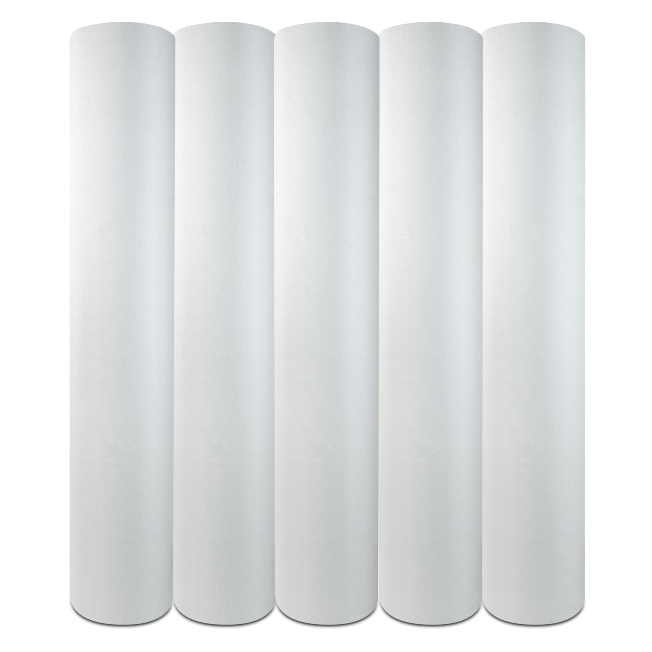 Rollos Papel Camilla 75 cm x 100 m | Papel de Camilla Textura Lisa (5 Rollos)