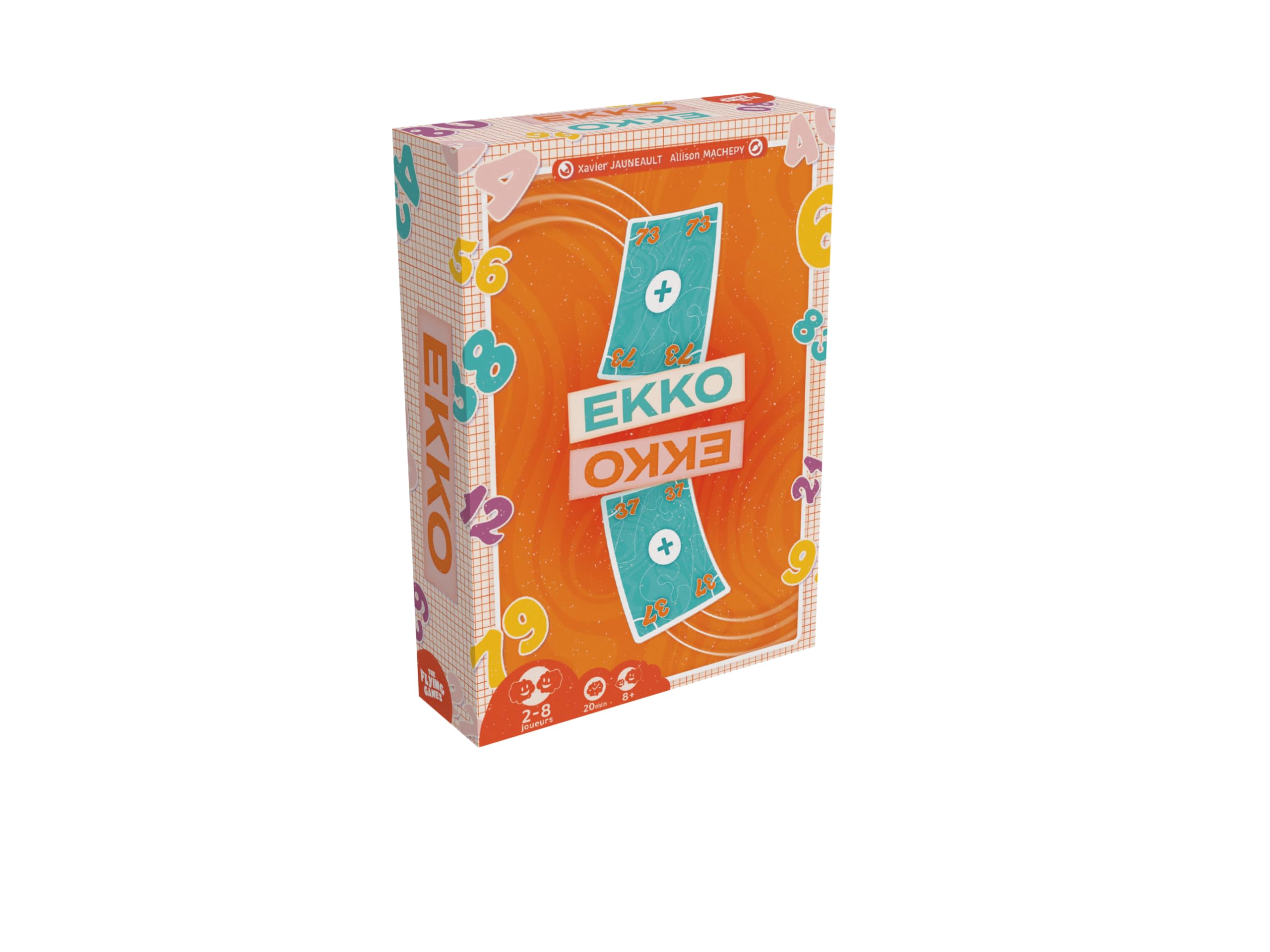 Blackrock Games Ekko - Tactical and Clever Card Game - Party Game - for 2 to 8 Players - 8 Years and Up - Ideal for Family and Friends - Fun and Fast - Small Format Flying Games