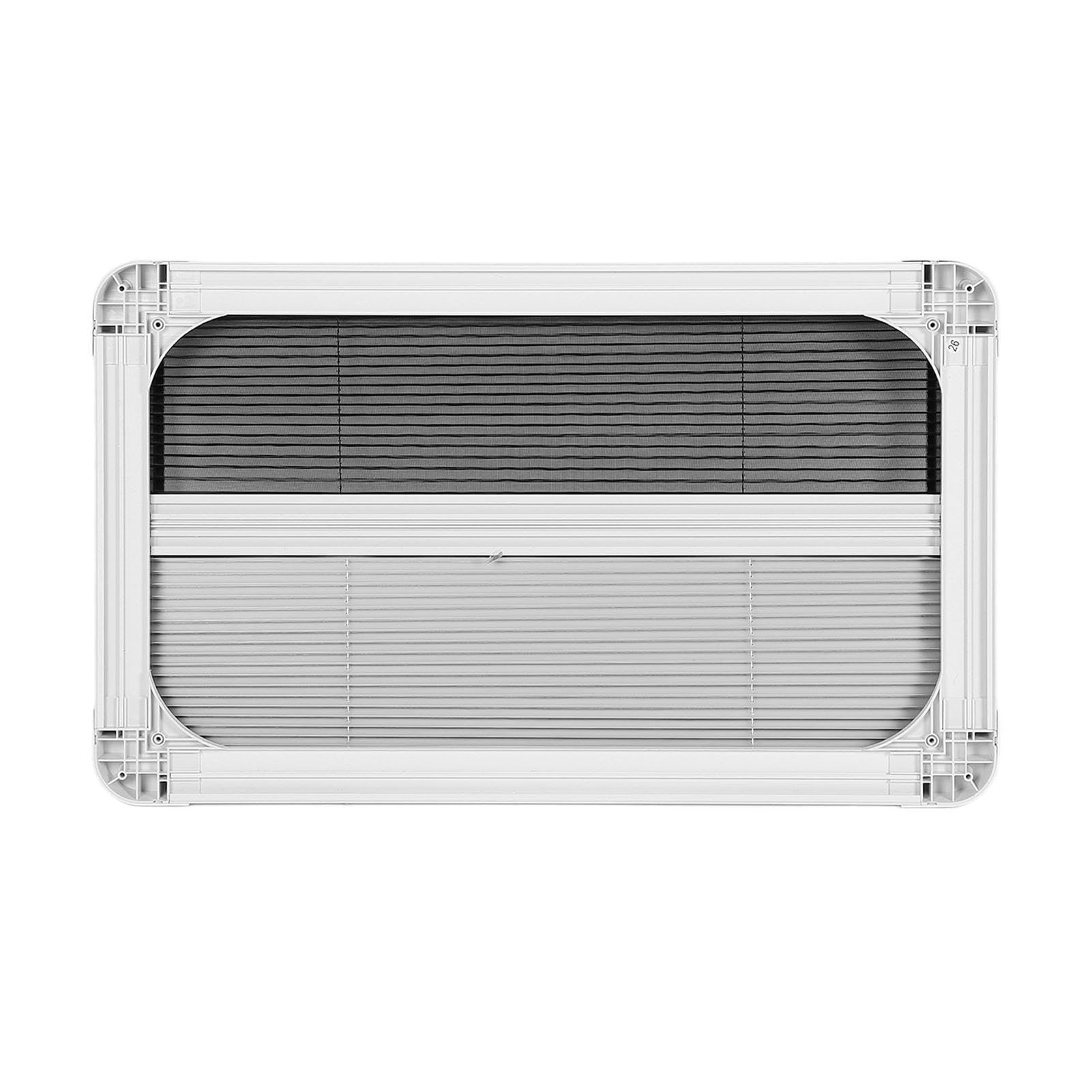 Tenda per Finestra Interna Camper, Kit Parasole per Lucernario Termoisolante con Blocco UV 24 X 16 Pollici, Parasole Plissettato per Camper, Roulotte, Rimorchio da Viaggio, Camper