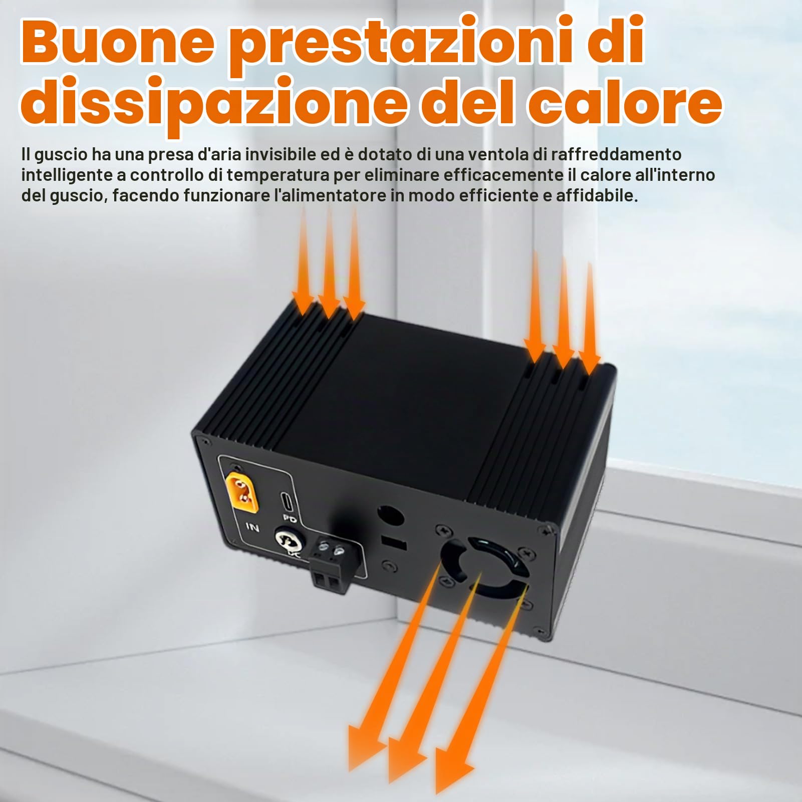 Jadeshay Regolatore di Tensione DC Boost Buck 6 – 36 V Ingresso 0 – 36 V Uscita 120 W 6 A Convertitore di Tensione Regolabile per Ricarica Solare