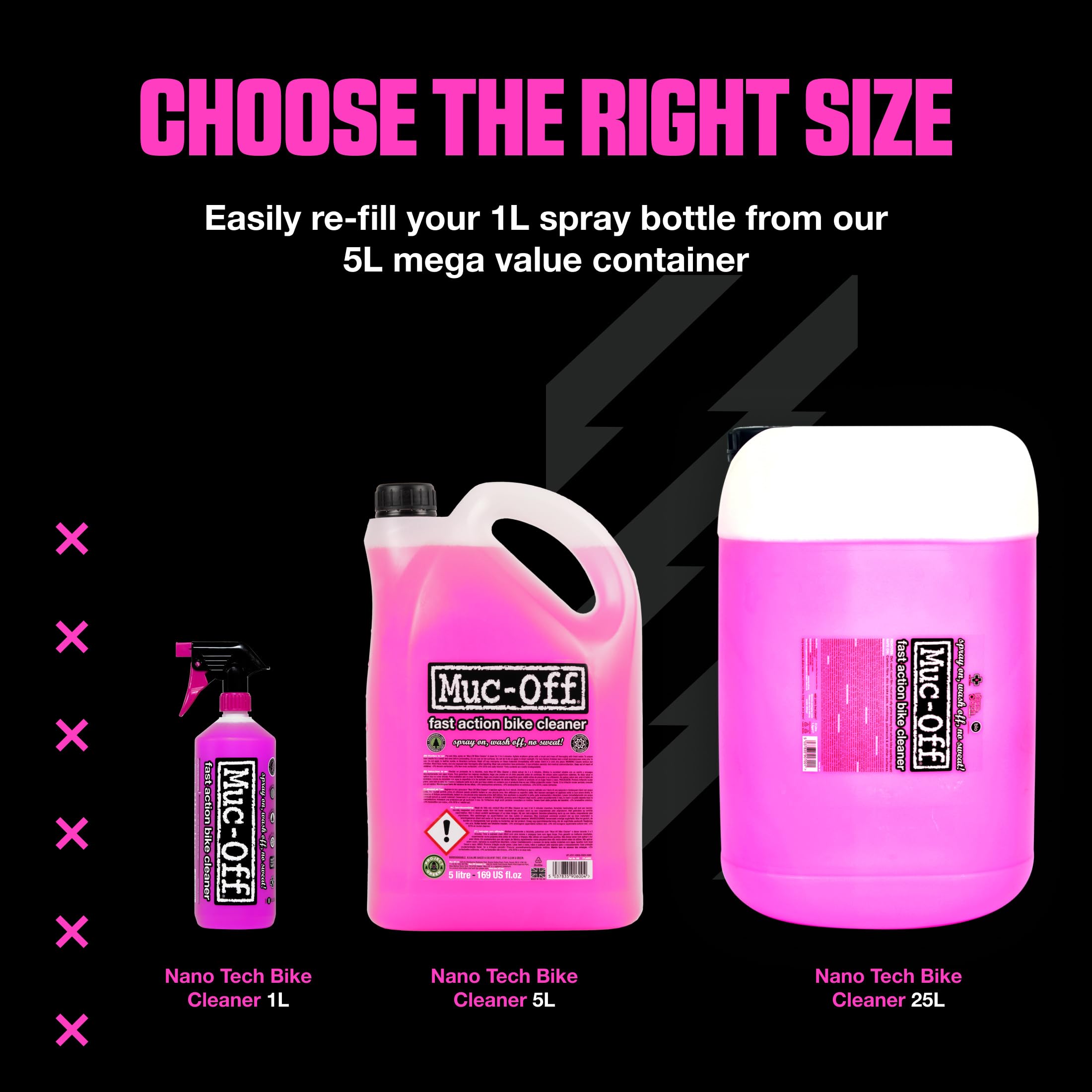 Muc-Off 904-CTJ Bike Cleaner-Pink, 1 l, czarny, 1 l