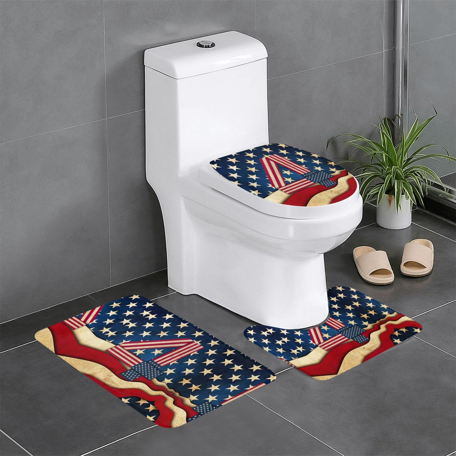 Tapis de bain antidérapant pour éviter les glissades lot de 3