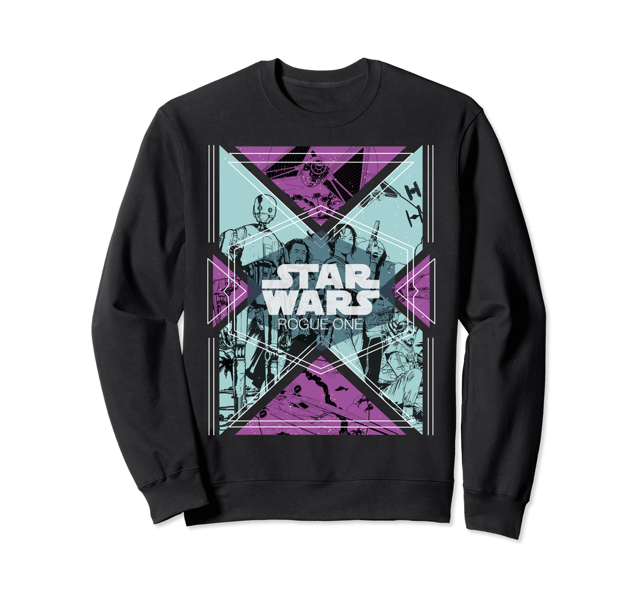 Sweatshirt Star Wars Rogue One finitions soignées imprimé pastel - 2