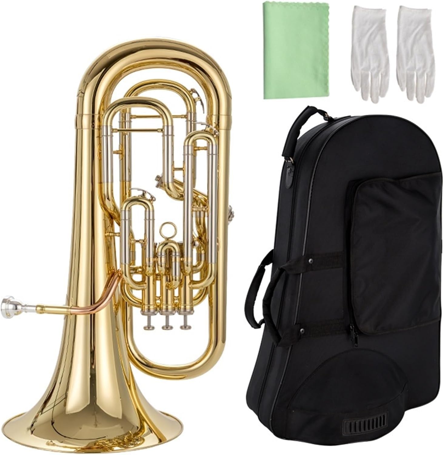 Instrument Eufonium Instrumenty Trzy Klawisze Pionowe I Jeden Skośny Eufonium Tuba Klawesyn