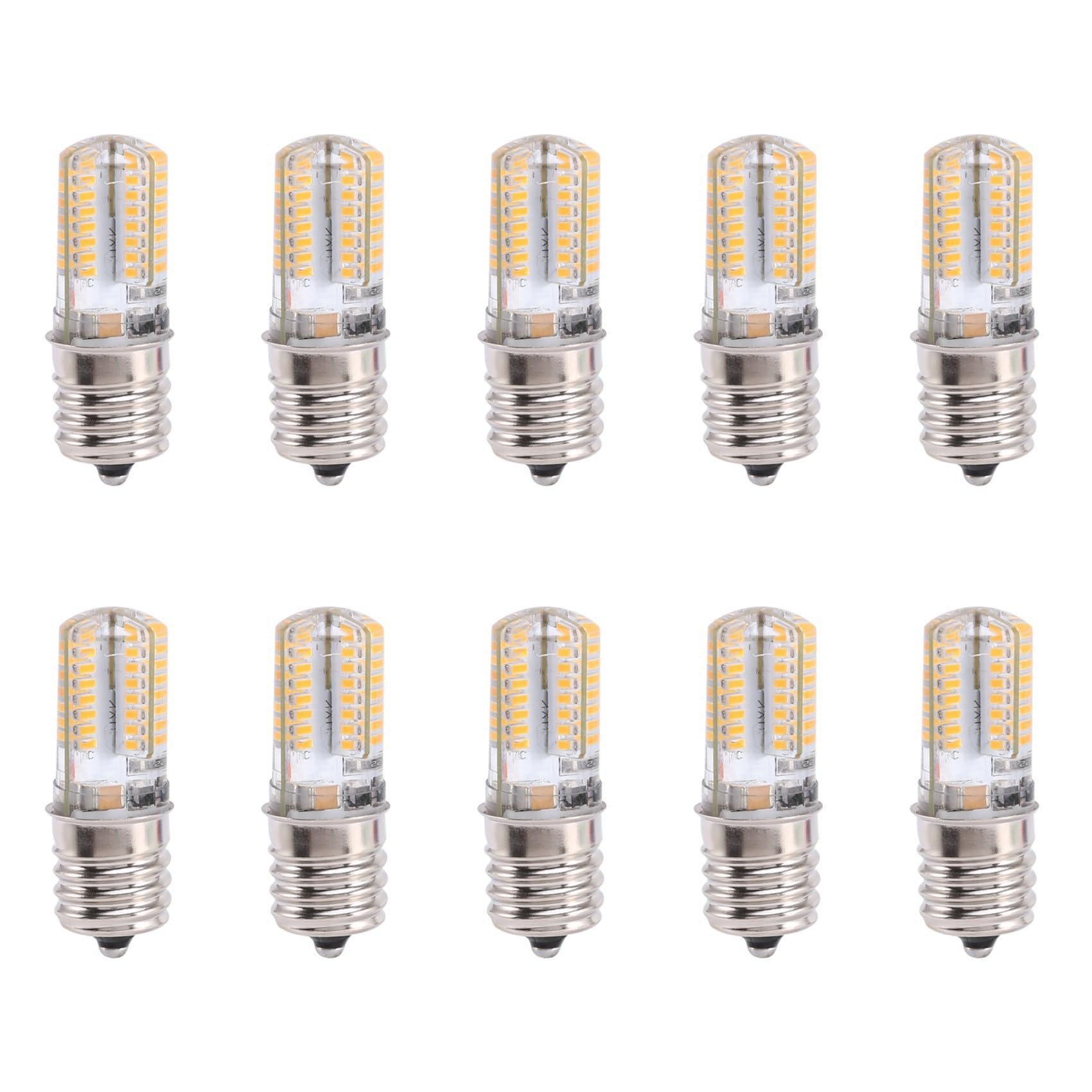 Ampoule LED E17 blanc chaud résout le problème de tension instable lot de 10