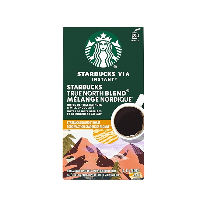 Via即时北极混合浅焙咖啡