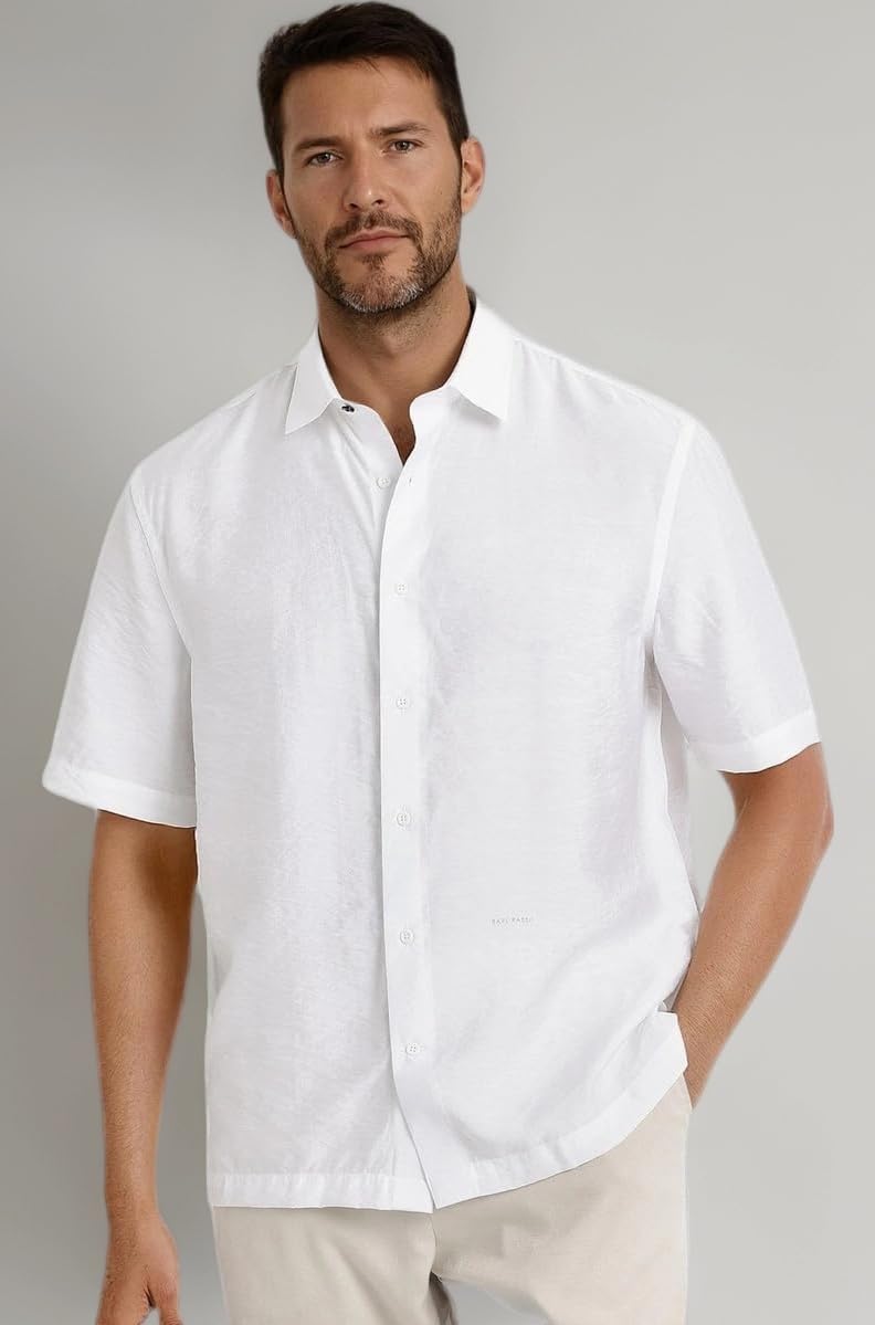 - Boxy fit Plain Shirt