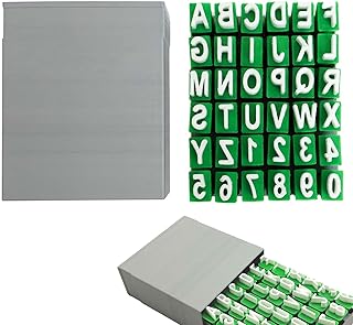 Töpferstempel Buchstaben Set, FORMVERSITY Großbuchstabe Buchstaben Stempel Ton, Töpfer-Set für Erwachsene Kinder, Zahlenstempel Stempel set, Pottery Tools für Kunst und Handwerk
