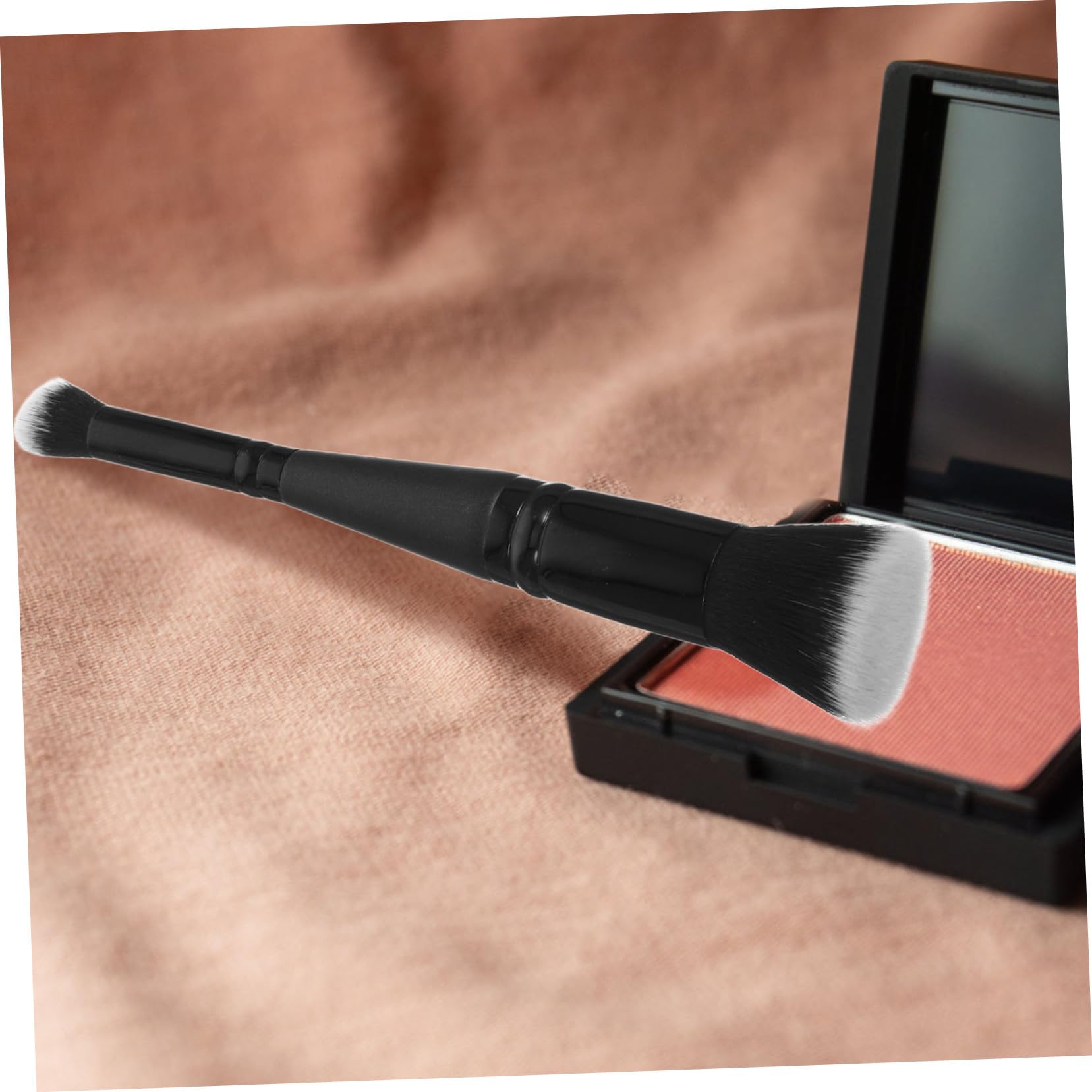 HAPINARY Travel Size Makeup Brush Set Double-ended Foundation Brush Blush and Concealer Applicator Soft and Comfortable Bristles