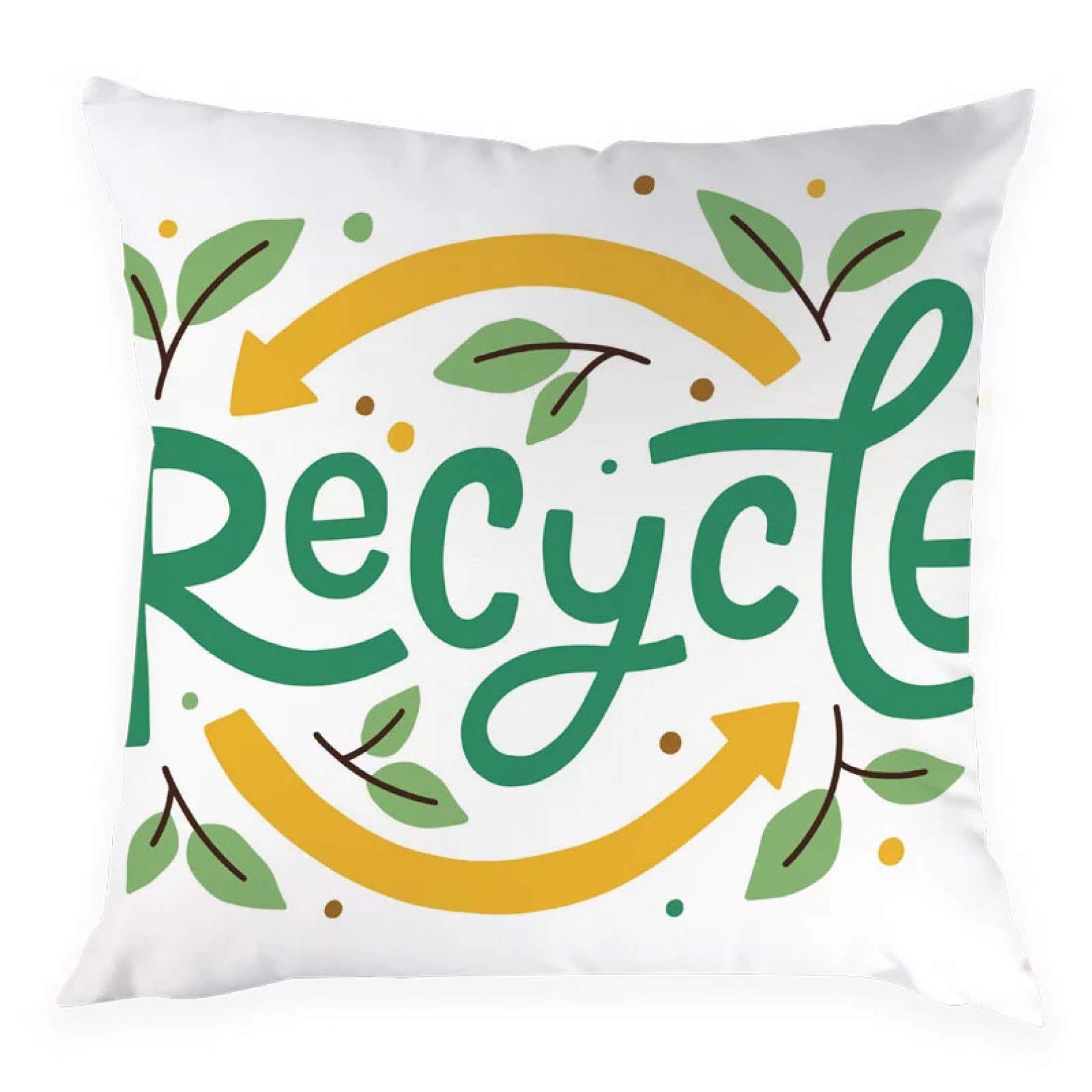 Cushion Cover Sofa pillowcase Digital printing Alphabet Cushion Cover Pillowcase Polyester Decoration Beer Bottle Cap Hugging Pillowcase Home Decoration 45 * 45cm Sofa Decor Christmas New Year Gift