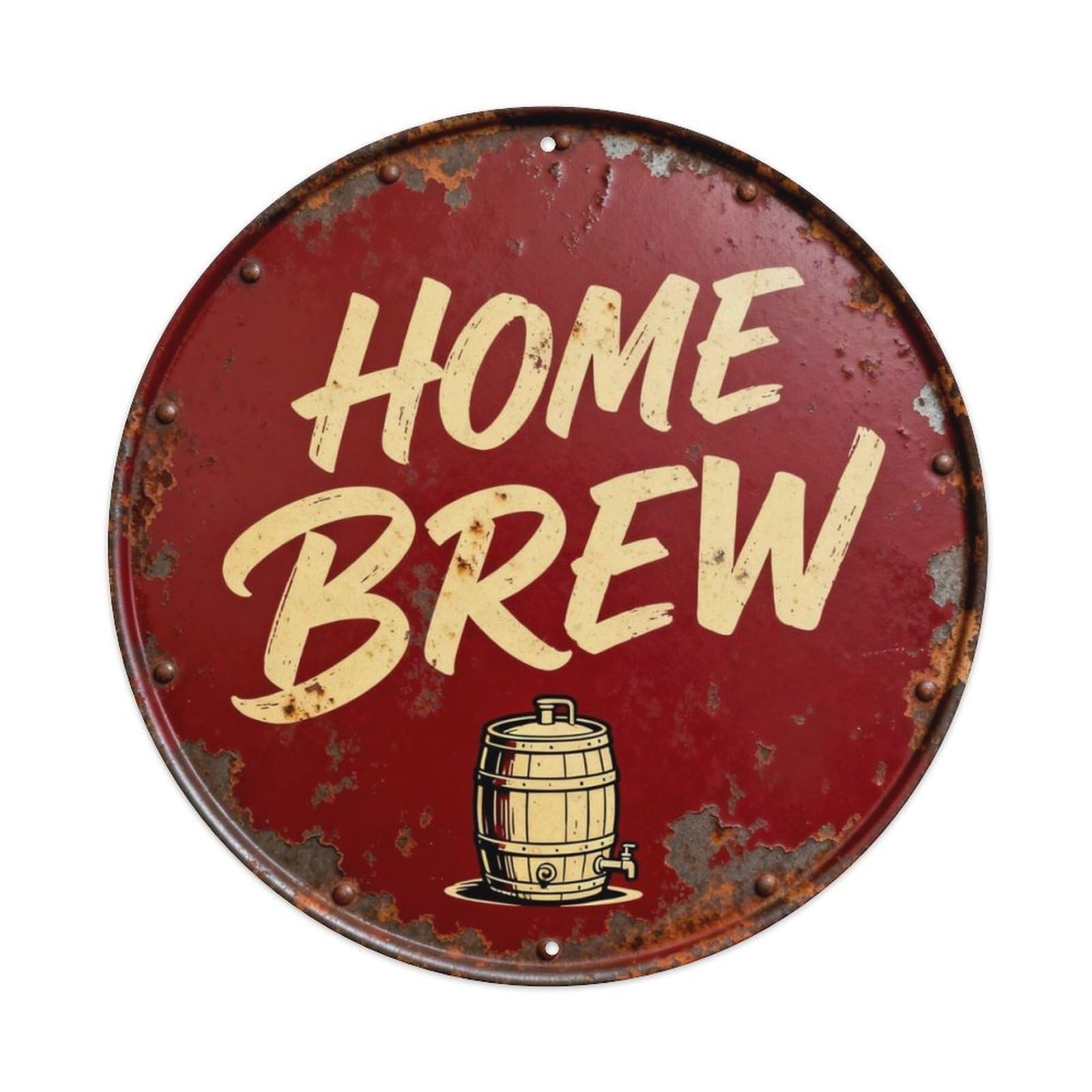 Home Brew Metal Tin Sign Plaque