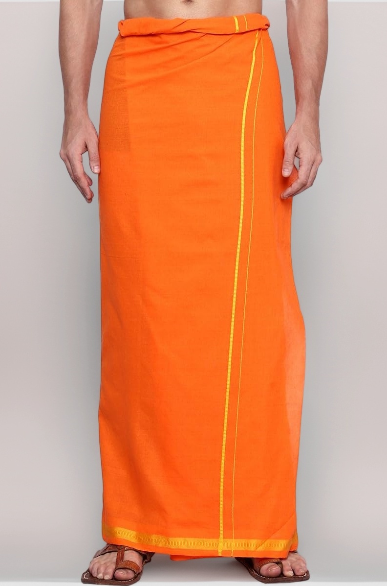 Gowri Tex Men's Cotton Colorful Lungi in Size 2 Mtrs Single Lungi- Pack Of 1