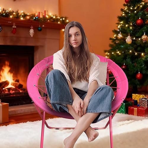 Miniatura 2 de Camp Field Silla plegable de Navidad para acampar y habitación, regalos para amigos, sillas Bunjo versátiles con divertido diseño hinchable, silla