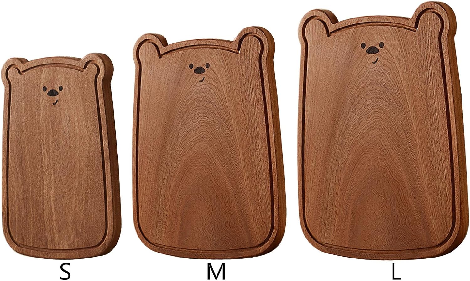 Wood Cutting Boards Set with Juices Grooves for Kitchen Charcuterie Chopping Board for Meat Cheese Fruits Vegetables Charcuterie Chopping Board