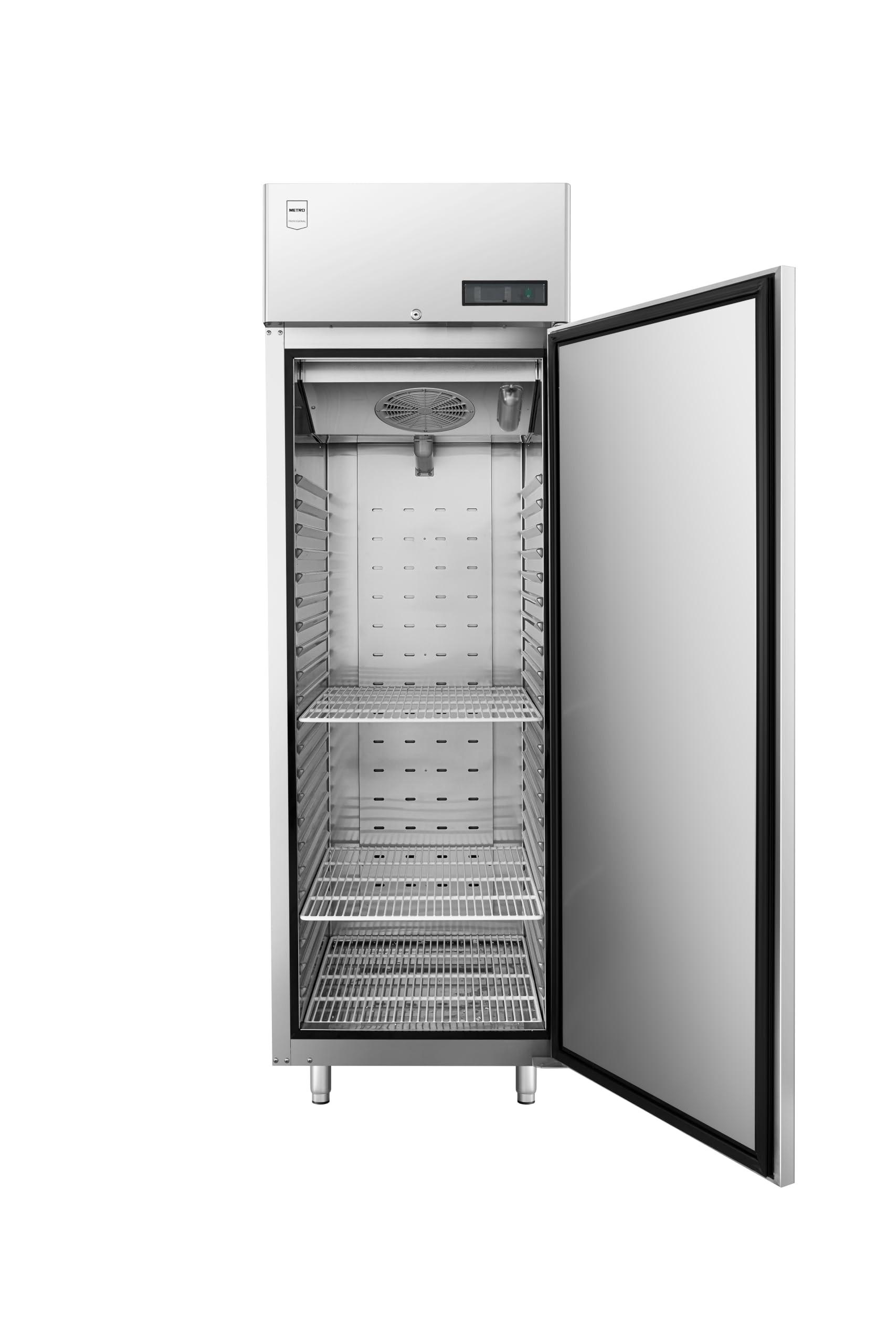 METRO Professional Réfrigérateur Professionnel GRE3700, Acier Inoxydable, 430 L, 65.4 x 80.5 x 206 cm, Froid Ventilé