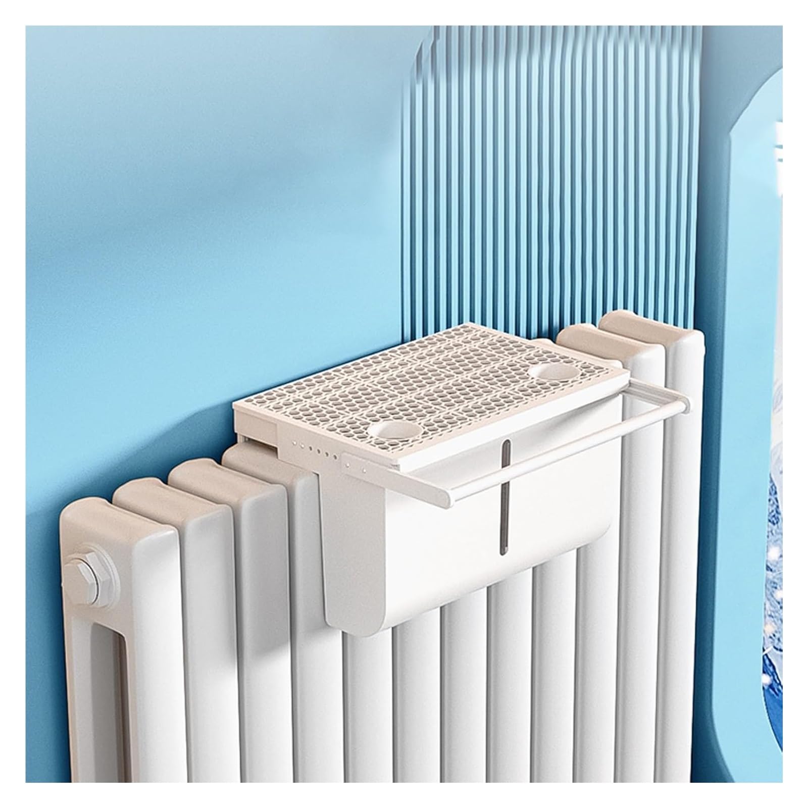 Umidificatore Termosifoni, Umidificatore for radiatore sospeso - Umidificatori con livello dell'acqua visibile senza elettricità richiesta portasciugamani