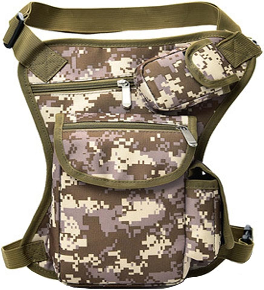 Hiking Waistpacks Small Multi-Purpose Drop Waist Leg Bag Military Utility Tactical Hip Molle Pack Sport Camping Hiking Motorcycle Racing Thigh Pouch