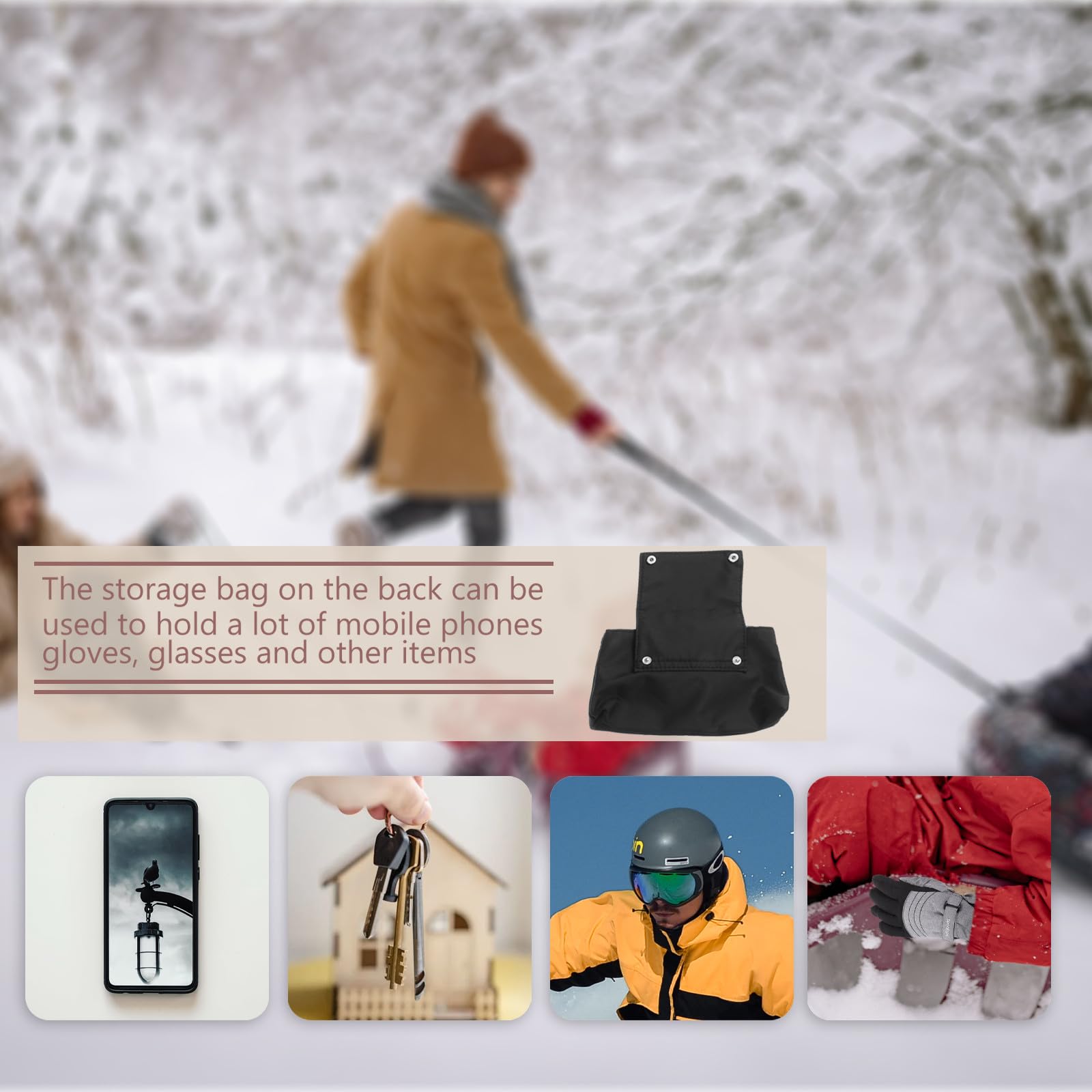 Harnais de Ski et Patinage Garçon Fille Ceinture Anti-chute Ajustable Sangle Équilibre pour Garçon et Fille