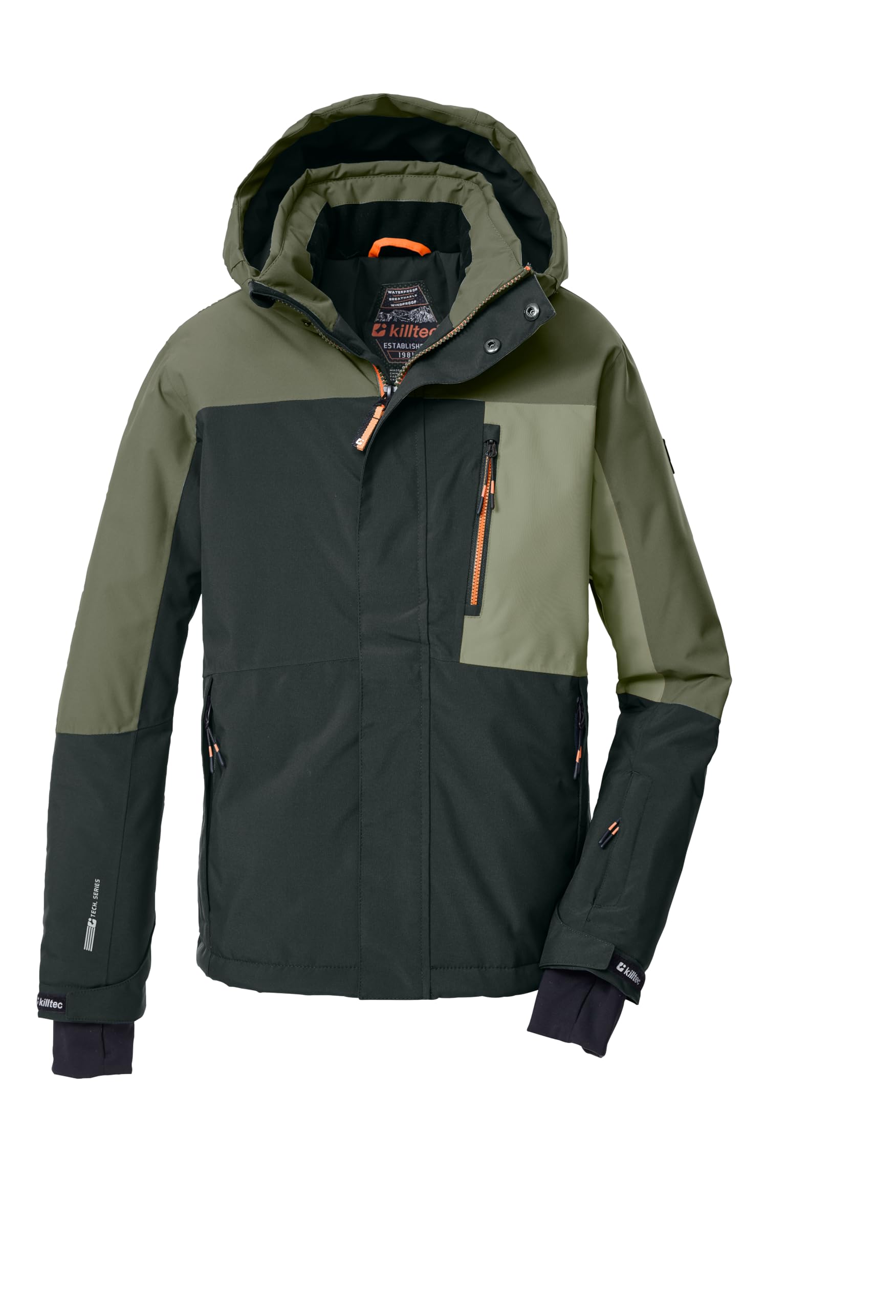 Killtec Jungen Ksw 200 Bys Ski Jckt Skijacke/Funktionsjacke mit Kapuze und Schneefang (1er Pack)