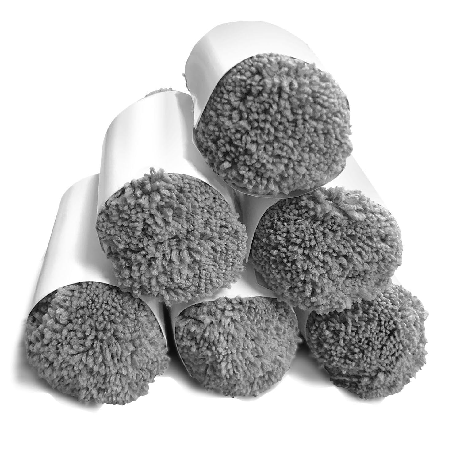 T/F Lot de 12 chiffons de rechange gris pour robots de nettoyage de vitres, accessoires pour robots de nettoyage de fenêtres, pour robots X8, X6, X7