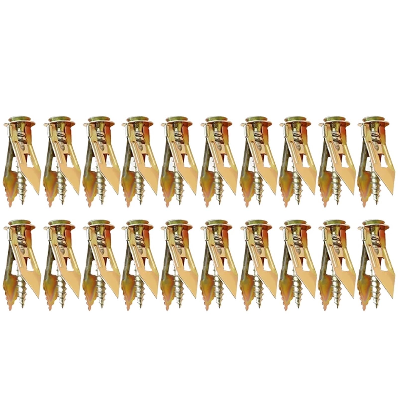 Self Tapping Screws Self-Drilling Anchors Metal Expansion Bolts(100Sets)