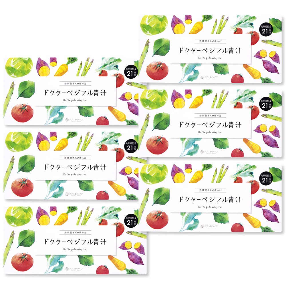 Amazon | ナチュレライフ ドクターベジフル青汁 6箱セット 九州産 国産 