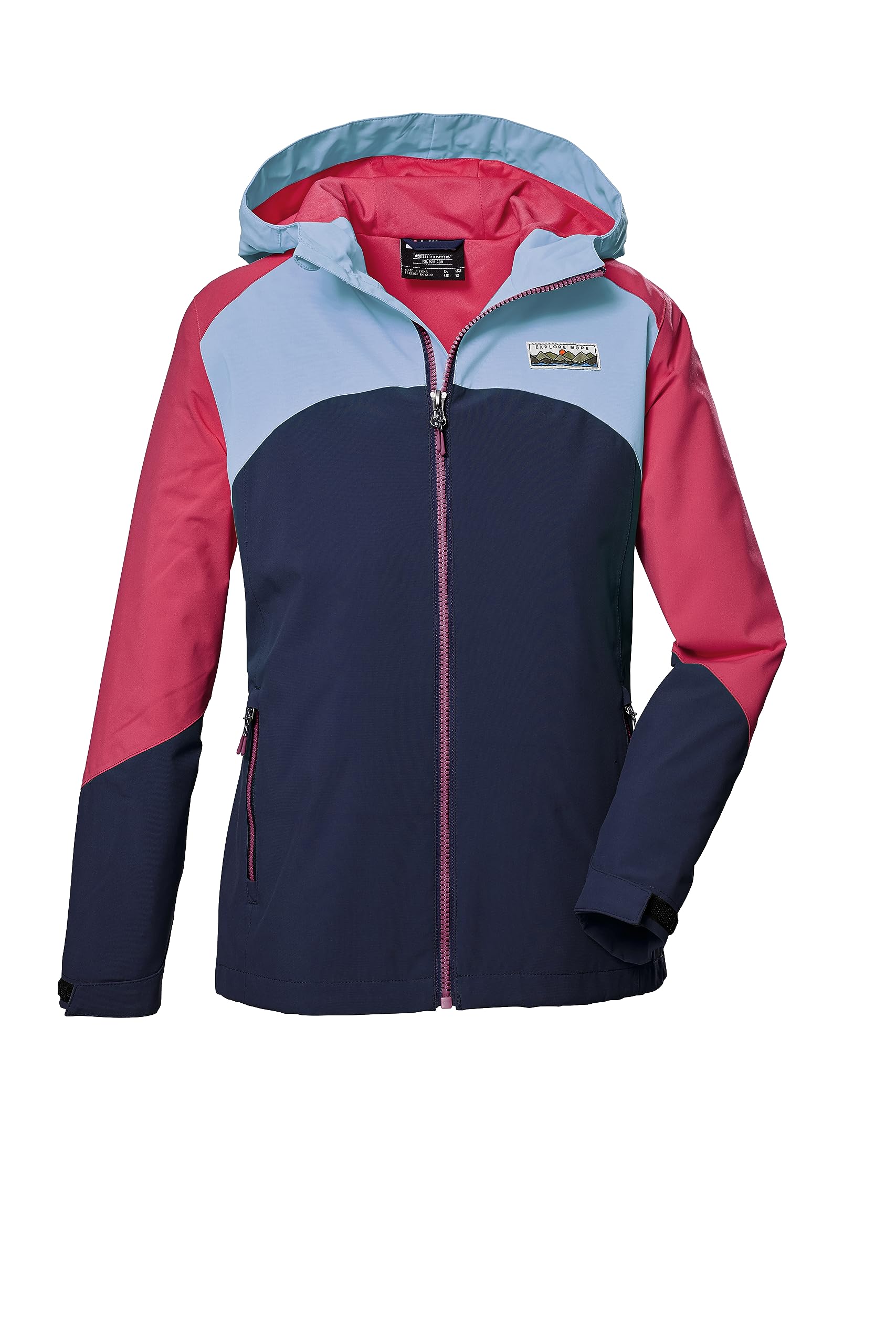 Killtec Kos 335 Grls Jckt Giacca funzionale/giacca outdoor con cappuccio Girl´s