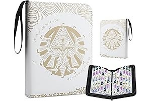 FUNDIARY Holder Binder for Zelda Tears of the Kingdom Amiibo Cards