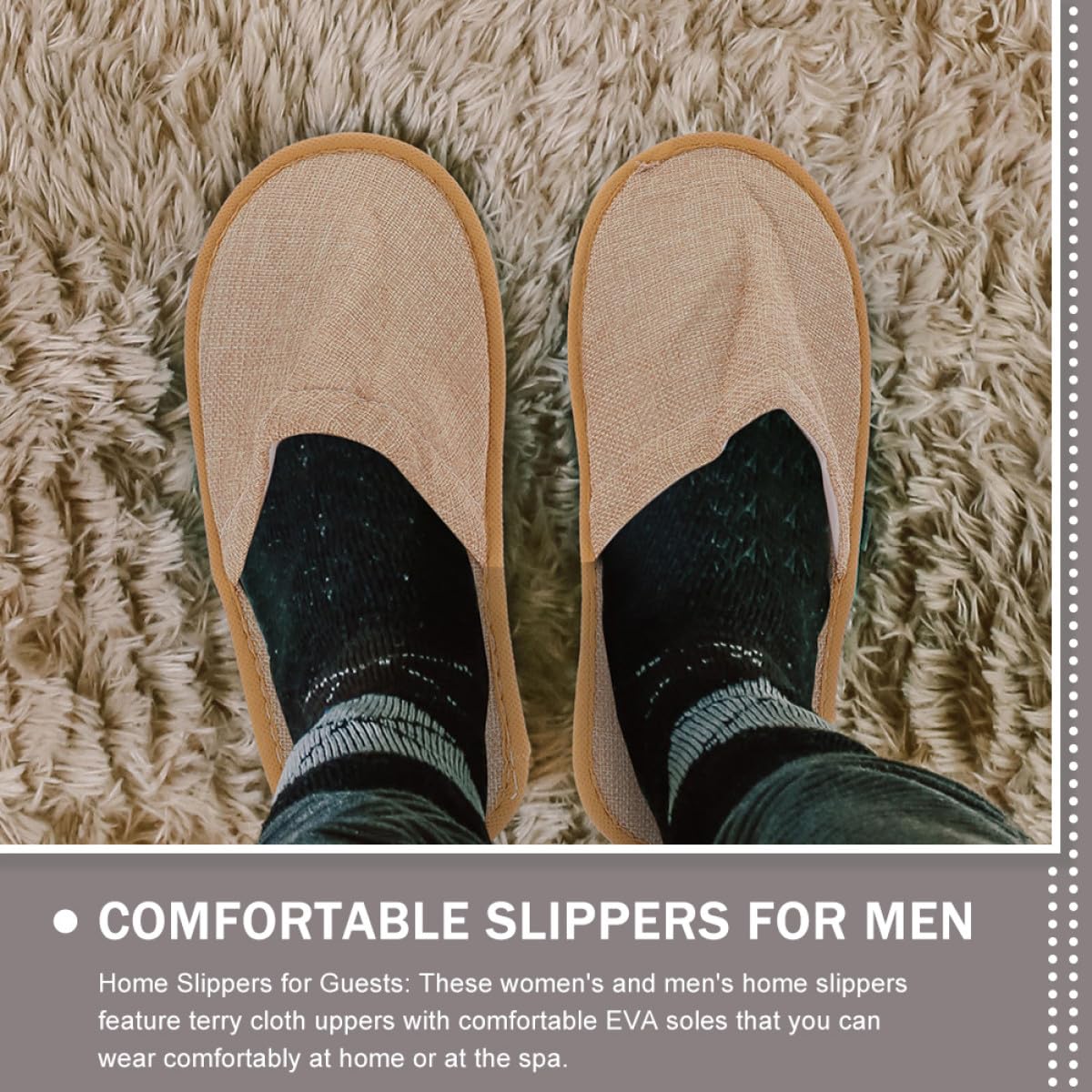 UPKOCH 10 Paia Pantofole Pieghevoli da Viaggio Unisex Morbide Chiuse Leggere e Portatili per Hotel Spa Casa e Viaggi Salvaspazio e Comode per Uomo e Donna
