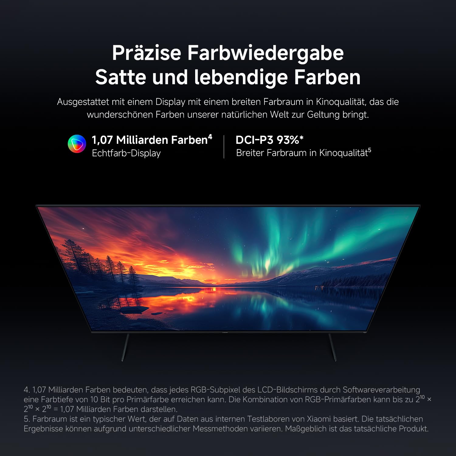 XIAOMI TV FX Mini LED 43 Zoll (101 cm), QD-Mini-LED-Smart-TV, 4K UHD, Fire TV, HDR10+, MEMC, DTS:X, AirPlay 2, HDMI, Filmmaker Mode, Sprachsteuerung mit Alexa