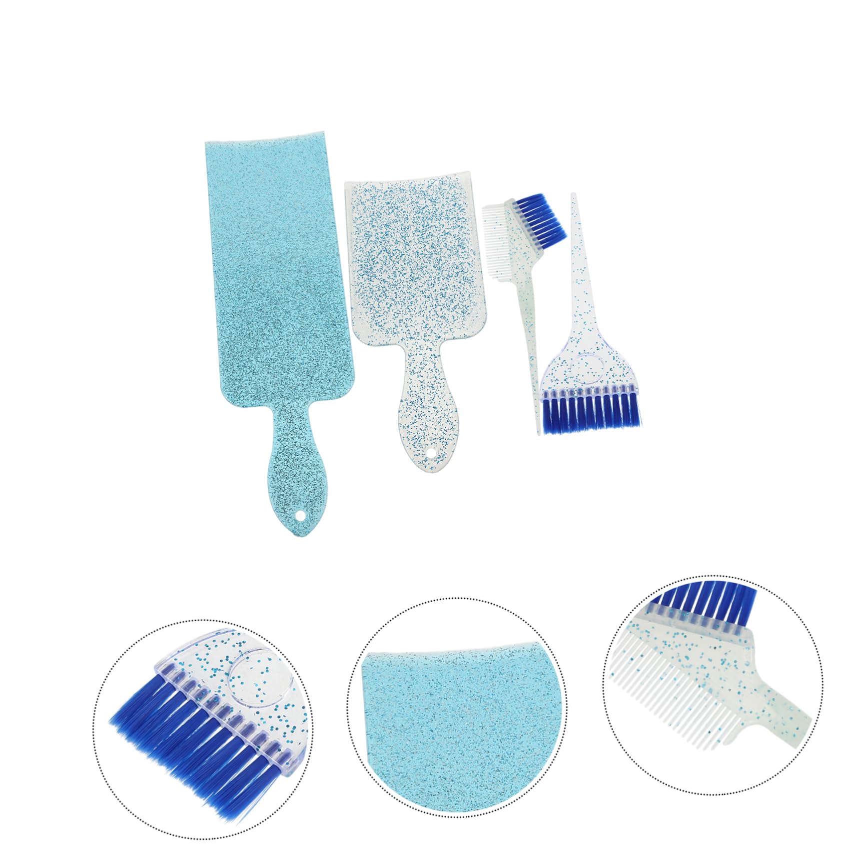 Didiseaon Hair Tinting Tools Complete Set for Home Use Includes Brush Paddle Combs and Board for Highlights