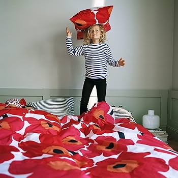 marimekko Pikkuinen Unikkoシーツセット 61YECdX46LL._UF350,350_QL80_.jpg