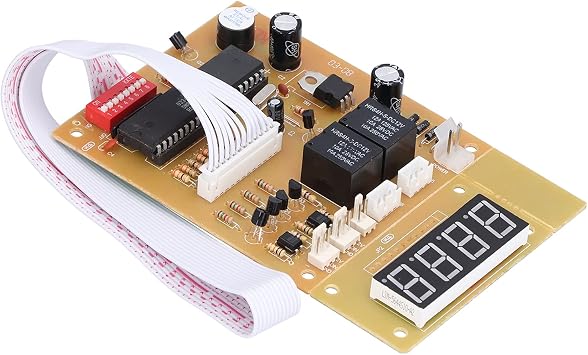 Control Timer Controller Board 4 Digits Operated Timer for Acceptor Selector, Pump Water, Washing Machine, Vending Machine(4-Position Control Board)