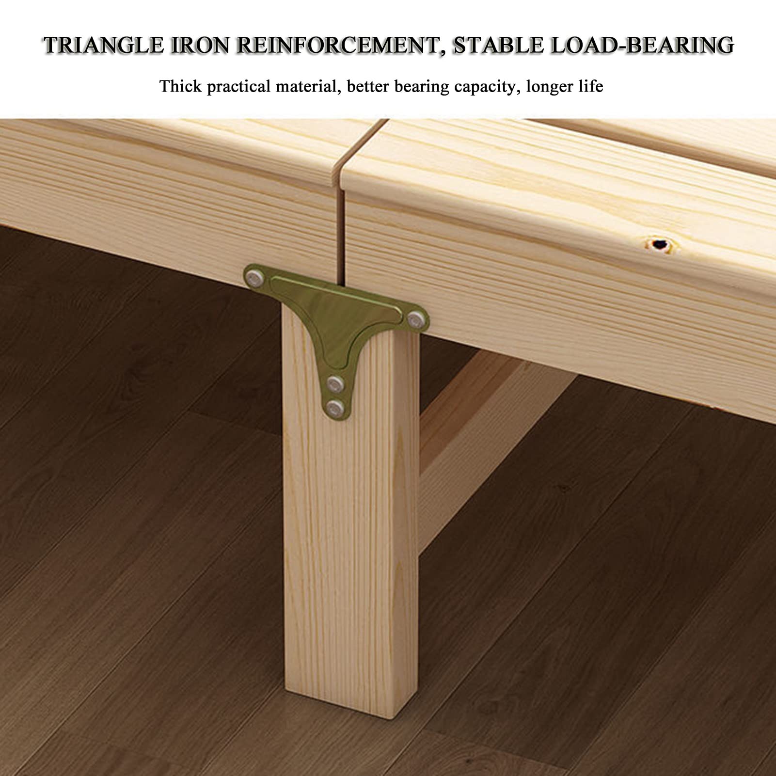 GLJ Cama de Plataforma con Cabecero, Base de Cama de Listones de Madera, No Se Necesita Un Somier, Fundación de Colchón, No Requiere Ensamblaje (Size : 47 * 77inch)