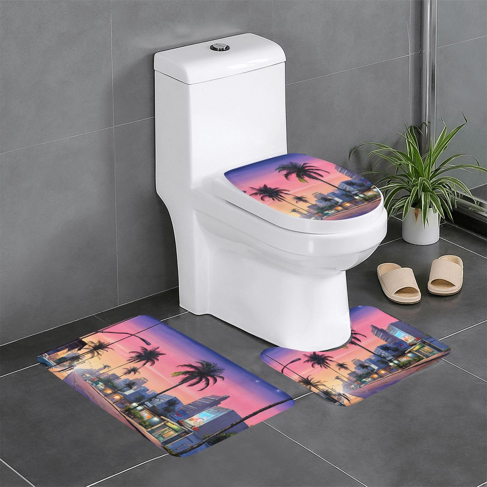 Tapis de salle de bain antidérapants : finis les sols glissants avec ce lot de 3 tapis