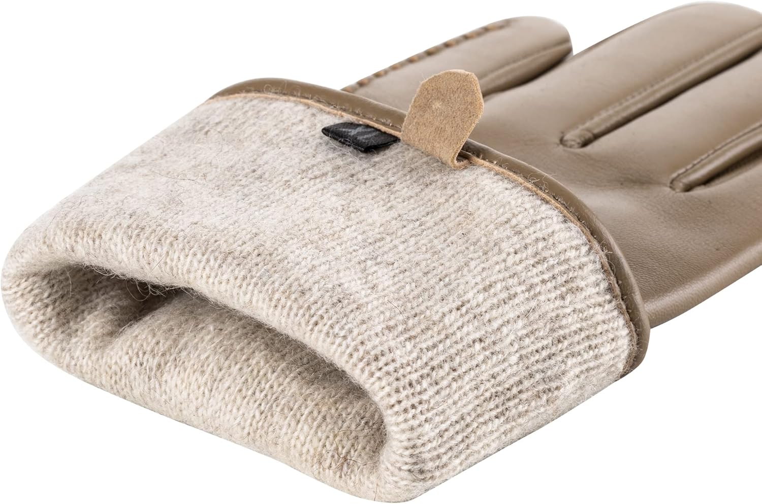 Genuine Sheepskin Leather Gloves for Women, Winter Warm Touchscreen Texting Cashmere Lined Driving Dress Gloves - Image 5