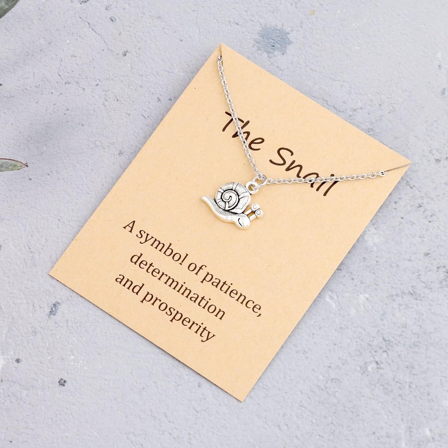 CYTING Snail Lover Gift Snail Necklace The Snail A Symbol Of Patience Determination And Prosperity Snail Jewelry (Snail N) - Image 4