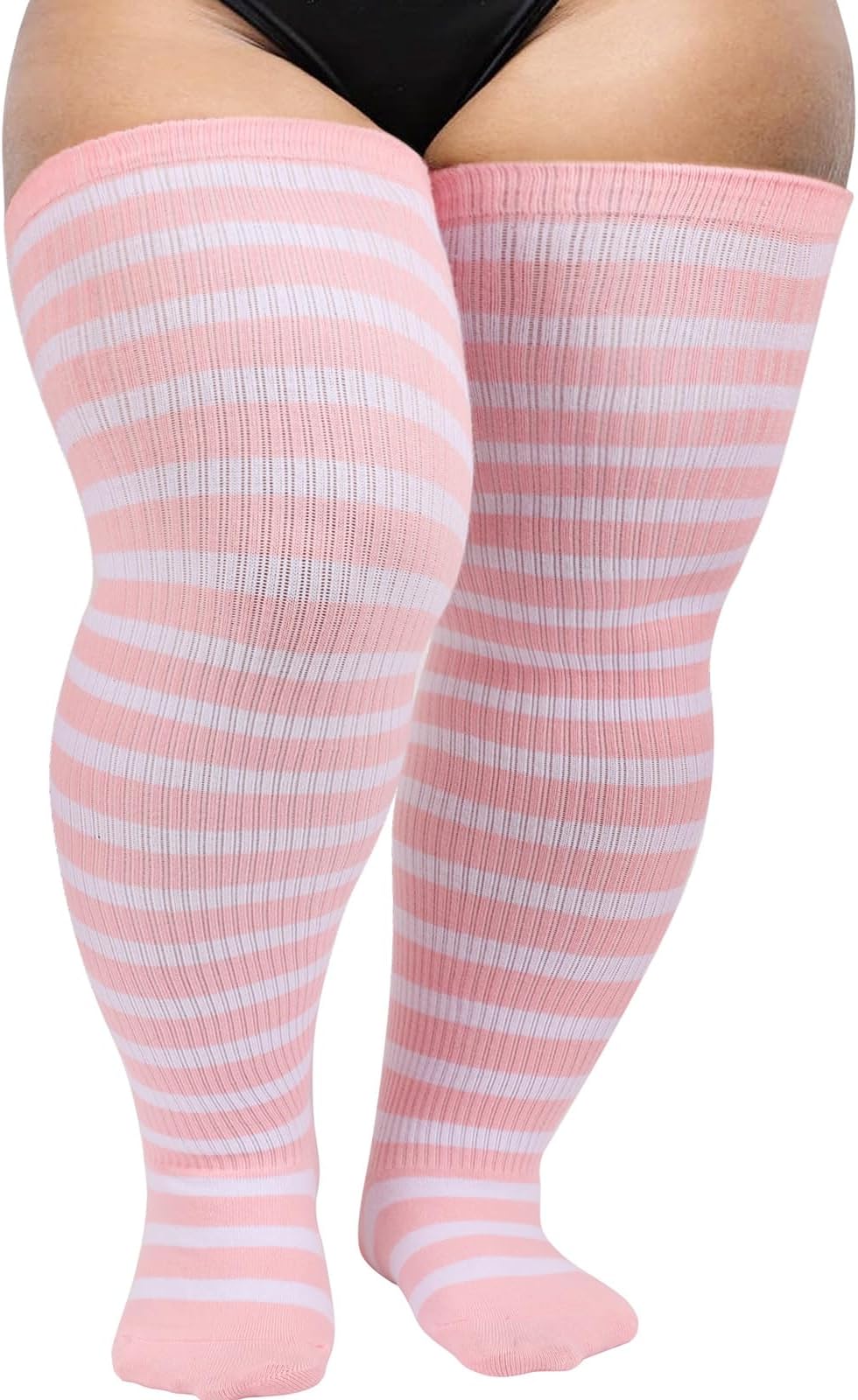Women's Plus Size Knee High Socks Thigh High Socks Overknee Long Boots Stockings Leg Warmers