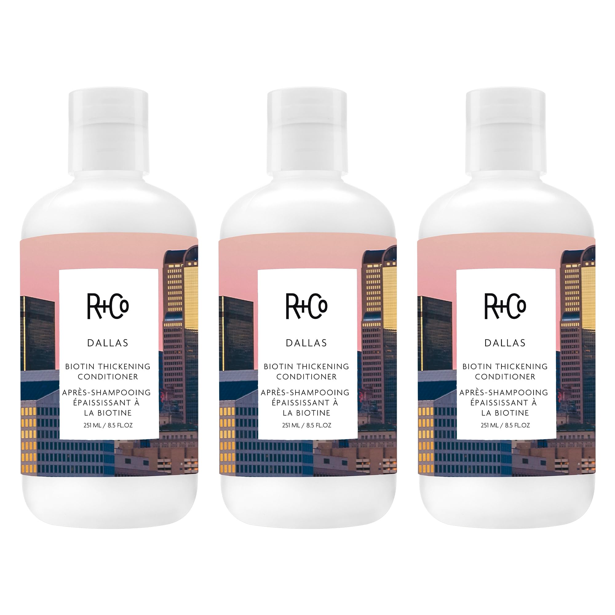 R+Co DALLAS Biotin Thickening Conditioner – Volumizing & Nourishing Conditioner for Fuller, Stronger Hair