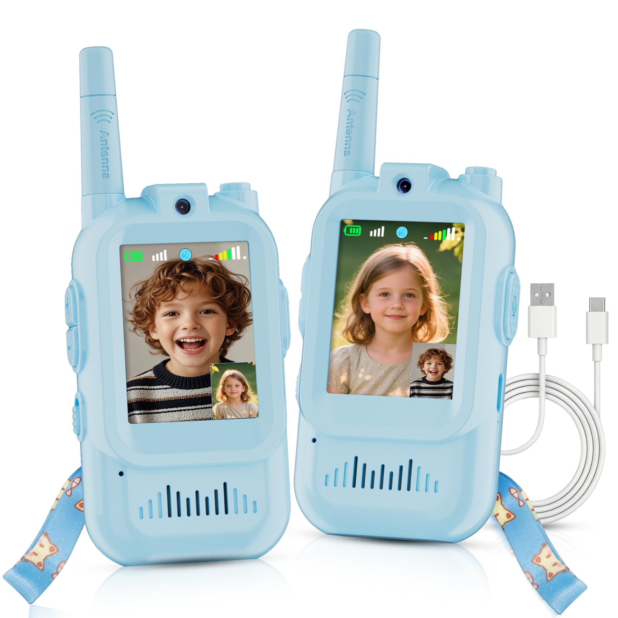 Video Walkie Talkie Kinder, Blau
